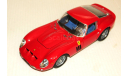 1:18 Kyosho #08433A FERRARI 250 GTO 1962 red, масштабная модель, scale18