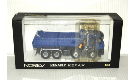 1:43 Norev RENAULT Kerax (8x4) 2008 Kipper blue, масштабная модель, scale43