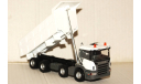 1:50 WSI #1857460 Scania P380 (8x4) Kipper white, масштабная модель, scale50