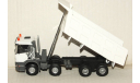 1:50 WSI #1857460 Scania P380 (8x4) Kipper white, масштабная модель, scale50