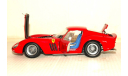 1:18 Kyosho #08433A FERRARI 250 GTO 1962 red, масштабная модель, scale18