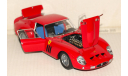 1:18 Kyosho #08433A FERRARI 250 GTO 1962 red, масштабная модель, scale18