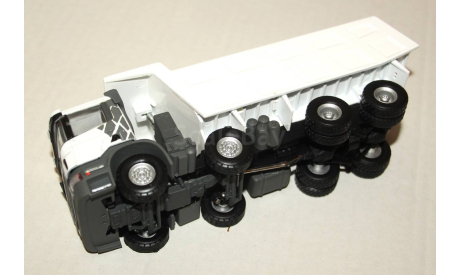 1:50 WSI #1857460 Scania P380 (8x4) Kipper white, масштабная модель, scale50