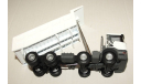 1:50 WSI #1857460 Scania P380 (8x4) Kipper white, масштабная модель, scale50