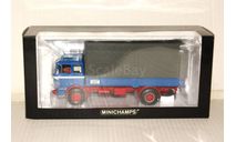 1:43 Minichamps #439 034320 Mercedes-Benz LP1620 blue/red, масштабная модель, 1/43