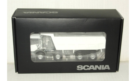1:50 WSI #1857460 Scania P380 (8x4) Kipper white, масштабная модель, scale50