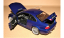 Kyosho BMW M3 Coupe (4x2) blue metallic, масштабная модель, 1:18, 1/18