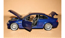 Kyosho BMW M3 Coupe (4x2) blue metallic, масштабная модель, 1:18, 1/18