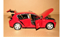 1/18 Kyosho BMW 120i (E87) 5-Door Hatchback 2004 red, Germany, масштабная модель, scale18