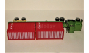 Mack Truck (6x4) + 3-Ache Container Trailer CTi, green/red, USA, масштабная модель, WT (made in Hong Kong), scale0