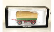 1:43 Minichamps #439 159094 Truck Trailer Canvas green/red, масштабная модель, scale43, CANVAS TRAILER