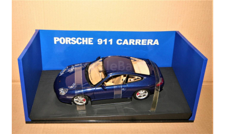 1/18 AutoArt Performance #77851 PORSCHE 911 Carrera Coupe (996) Facelift (4x2) blue metallic, масштабная модель, scale18