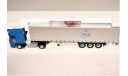 1/43 Eligor DAF XF105.460 Super Space Cab (4x2) Tautliner TSA 2005 blue/silver, France, масштабная модель, scale43