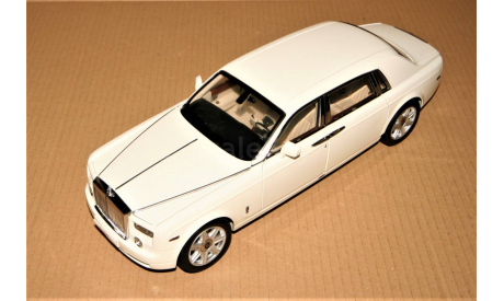 1/18 Kyosho ROLLS-ROYCE Phantom (VII) Extended Wheelbase (4x2) 2003-2016 English white, Great Britain, масштабная модель, scale18