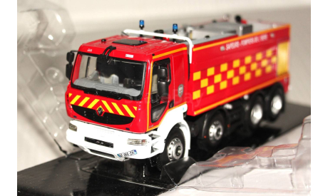 1:43 Norev RENAULT Kerax (8x4) Pompiers FMOGP 2008 red, масштабная модель, scale43