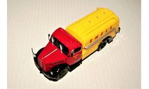 1/43 Minichamps BORGWARD B4500 Tankwagen SHELL red/yellow, Germany, масштабная модель, scale43