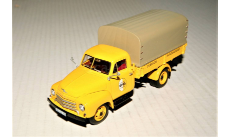 1/43 Minichamps OPEL Blitz 1,75 t (4x2) Pritschenwagen ’Opel Kundendienst’, yellow, Germany, масштабная модель, 1:43