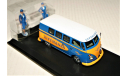 1/43 Schuco VW T1 Bus ’LUFTHANSA’ mit 2 Stewardess-Figuren, blue/yellow, Grrmany, масштабная модель, Volkswagen, scale43