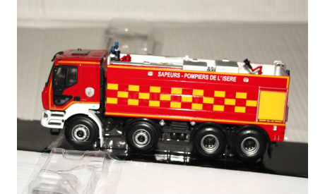 1:43 Norev RENAULT Kerax (8x4) Pompiers FMOGP 2008 red, масштабная модель, scale43