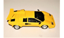 Lamborghini Countach LP5000S (4x2) 1982 yellow, Italy, масштабная модель, Kyosho, 1:18, 1/18