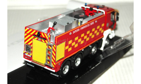 1:43 Norev RENAULT Kerax (8x4) Pompiers FMOGP 2008 red, масштабная модель, scale43