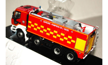 1:43 Norev RENAULT Kerax (8x4) Pompiers FMOGP 2008 red, масштабная модель, scale43