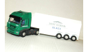 1:43 Eligor #112342 Стекловоз IVECO Stralis 540 Active Space (4x2) + Lanutti SAINT-GOBAIN GLASS green/white, масштабная модель, scale43