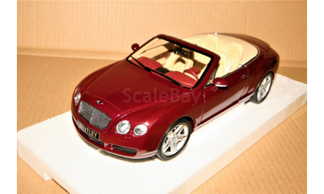 1/18 Minichamps BENTLEY Continental GTC 2006 dark red metallic, England, масштабная модель, scale18