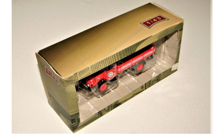 1/43 IXO Special C IFA Horch H3A (4x2) Pritsche 1947 red-orange, масштабная модель, scale43