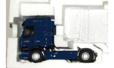 1:43 Eligor #114602 Renault Premium 440 DXI Avec Benne Fruehauf Rave Transports blue/silver, масштабная модель, scale43