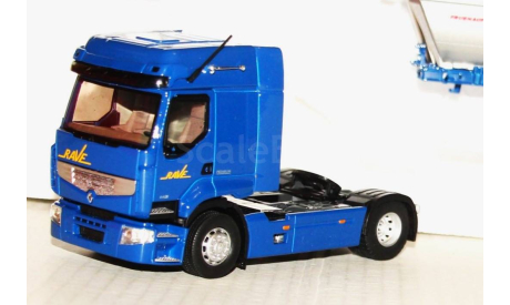 1:43 Eligor #114602 Renault Premium 440 DXI Avec Benne Fruehauf Rave Transports blue/silver, масштабная модель, scale43