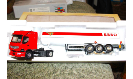 1:43 Eligor #113623 Renault Premium 440 DXI Citerne Hydrocarbure ESSO red/white, масштабная модель, scale43