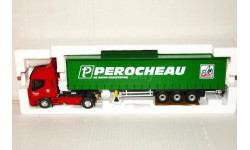 1/43 Eligor #114258 IVECO Stralis 450 Active Space Tautliner Transports PEROCHEAU red/green