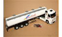 1/43 Eligor Mercedes-Benz Actros 1845 (MPIV) 4x2 + Citerne Alimentaire Transports DELISLE white, Germany, масштабная модель, scale43
