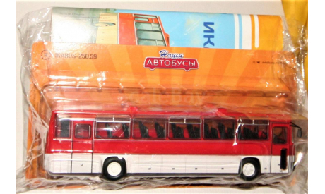 1/43 Modimo IKARUS 250.59 (4x2) red/white, 1984-1996, Hungary, масштабная модель, MODIMO Collection, 1:43