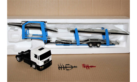 1/43 Eligor #112009 MAN F2000 19.603 FLS 1994 Porte Auto blue, масштабная модель, scale43