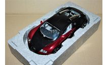 1/18 AUTOART #70906 BUGATTI EB 16.4 Veyron Production Car black/red, масштабная модель, scale18