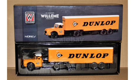 1/43 Norev WILLEME LD 610T (4x2) DUNLOP 1956-1960 orange, France, масштабная модель, scale43