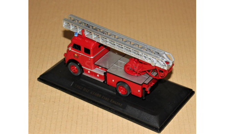 1/43 YatMing Signature Series DAF A1600 Fire Engine 1962 red/silver, Netherlands, масштабная модель, YatMing (made in Hong Kong), scale43