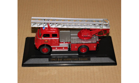 1/43 YatMing Signature Series DAF A1600 Fire Engine 1962 red/silver, Netherlands, масштабная модель, YatMing (made in Hong Kong), scale43