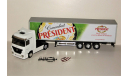 1/43 Eligor Mercedes-Benz Actros 1840 MP2 Transports Camembert PRESIDENT wite 2003-2008, масштабная модель, scale43