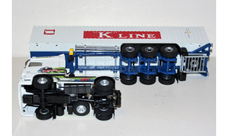 1/43 Eligor #114865 DAF XF 105.460 SuperSpace Cab Container Transport FREDIERE white, масштабная модель, scale43