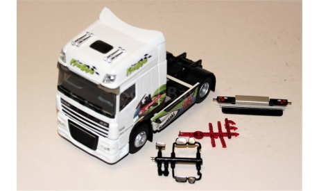 1/43 Eligor #114865 DAF XF 105.460 SuperSpace Cab Container Transport FREDIERE white, масштабная модель, scale43
