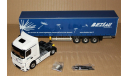 1/43 Eligor #114933 Mercedes-Benz Actros 1845 MP4 StreamSpace 2013 BEZIAU Transports white/blue, масштабная модель, scale43