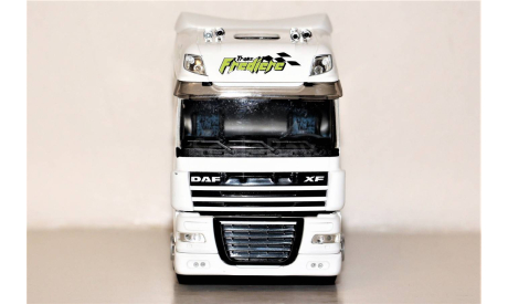 1/43 Eligor #114865 DAF XF 105.460 SuperSpace Cab Container Transport FREDIERE white, масштабная модель, scale43