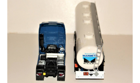 1/43 Eligor #113499 MAN TGX 18.540 XLX Citerne MARMETH blue/white, масштабная модель, scale43