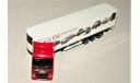 1/87 Herpa MAN TGX 18.560 D38 (4x2) red ’100 Yahres MAN Truck & Bus’ + FrigoTrailer KRONE white, Germany, масштабная модель, HERPA Miniaturmodelle, 1:87