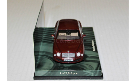 1/43 Minichamps #436 139901 BENTLEY Mulsanne 2010 red metallic, масштабная модель, scale43