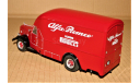 EXOTO Alfa Romeo 500 (4x2) Race Car Transporter ALFA ROMEO Gomme PIRELLI 1950, red Italia, масштабная модель, scale43