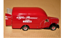 EXOTO Alfa Romeo 500 (4x2) Race Car Transporter ALFA ROMEO Gomme PIRELLI 1950, red Italia, масштабная модель, scale43